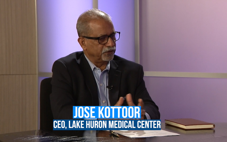 Jose Kottoor, CEO of Lake Huron Medical Center is on Spotlight