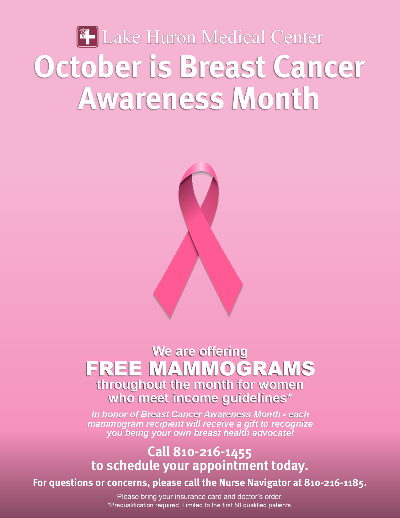 LHMC Breast Cancer - Lake Huron Medical Center