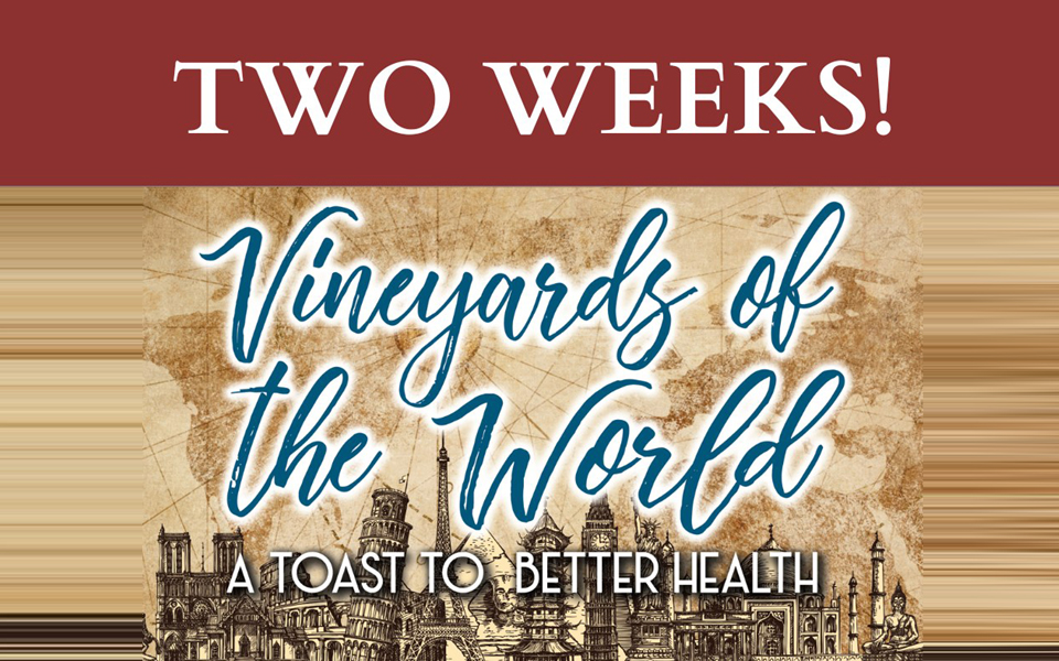 Annual Vineyards of the World event!